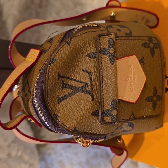 louis vuitton backpack keychain LV Mini Backpack Keychain/Bag Charm Pouch